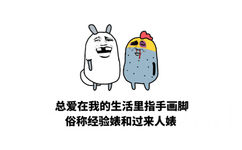 总爱在我的生活里指手画脚，俗称经验婊和过来人婊 - 看我抽你丫的