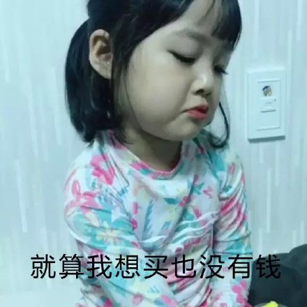 就算我想买也没有钱